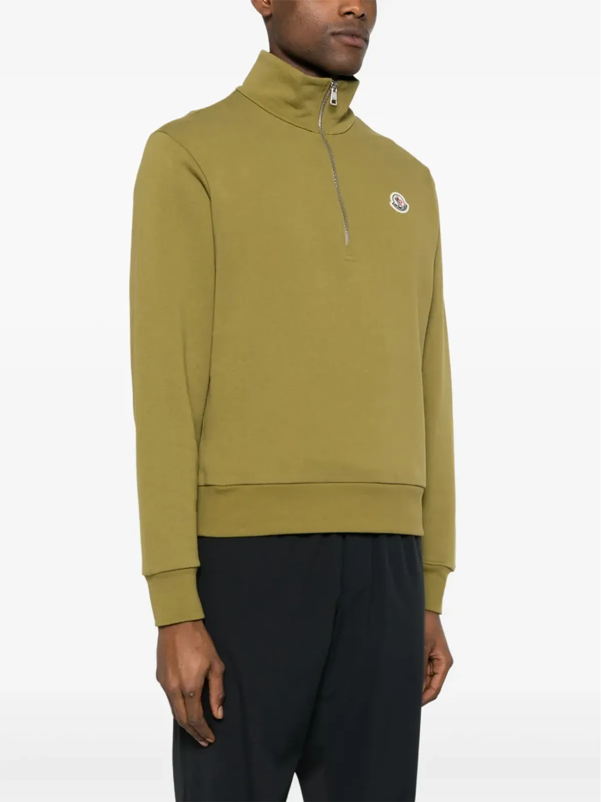 Moncler アップリケロゴ コットン スウェットシャツ - 画像3
