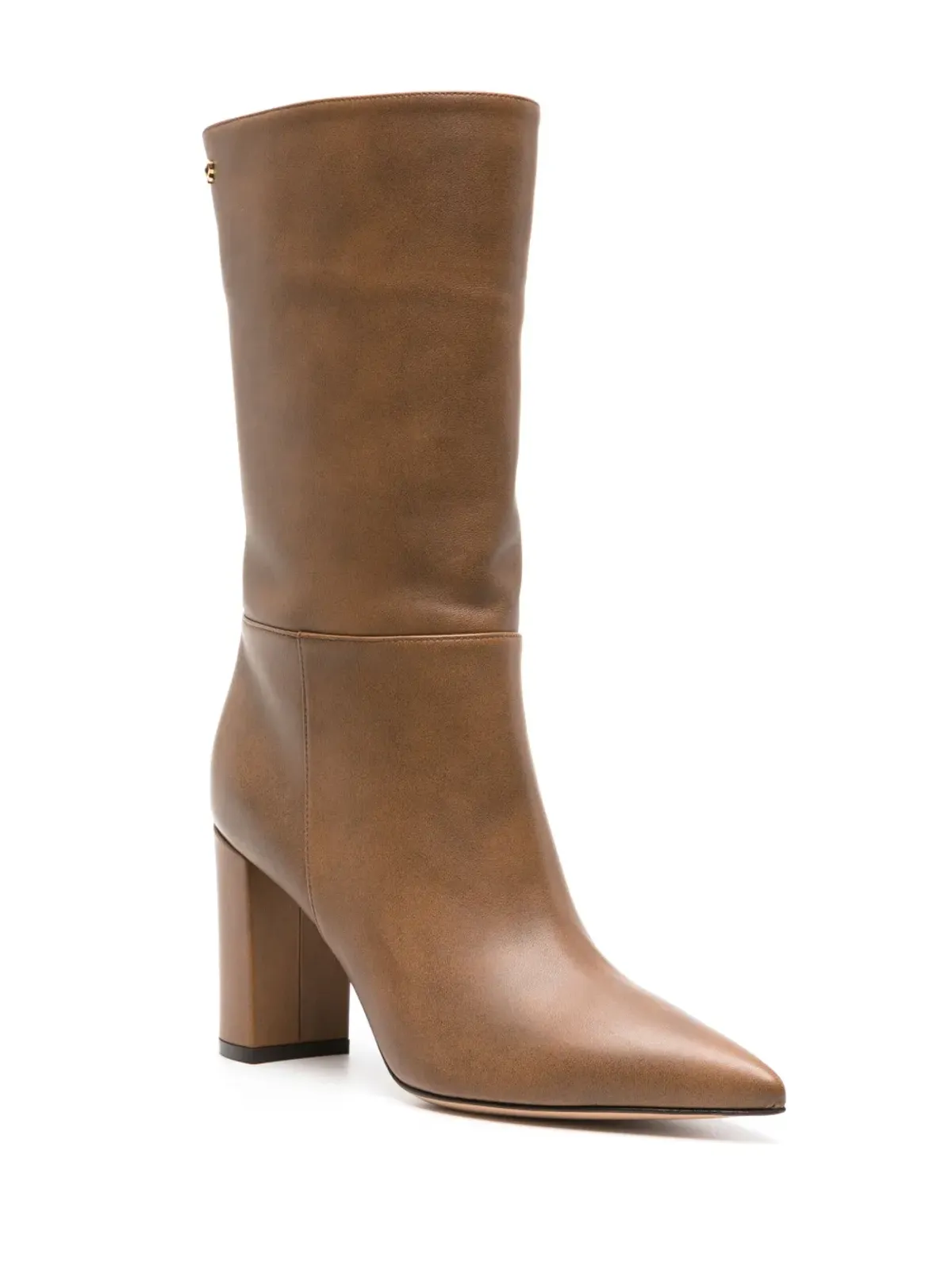 Gianvito Rossi Piper 85mm レザー ブーツ - ブラウン - 画像2