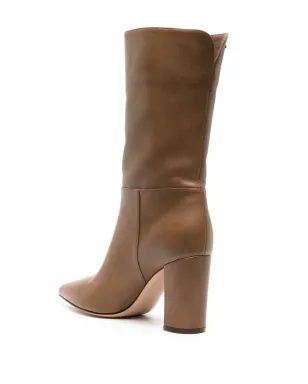 Gianvito Rossi Piper 85mm レザー ブーツ - ブラウン - サムネイル3