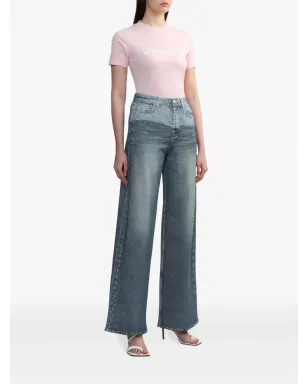 rag & bone パネルドツートーンのワイドレッグジーンズ - サムネイル2