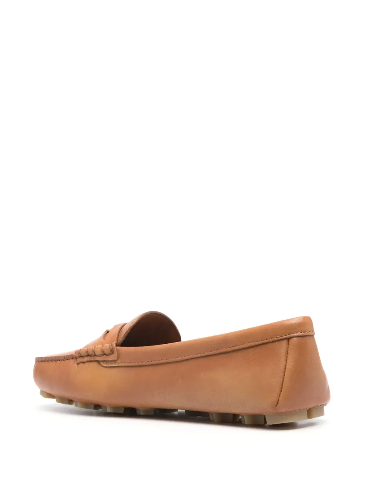 Miu Miu coin-detail leather loafers - Brown - 画像3