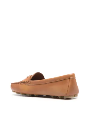 Miu Miu coin-detail leather loafers - Brown - サムネイル3