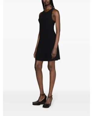 Stella McCartney ラウンドネック・シフトドレス ブラック - サムネイル3
