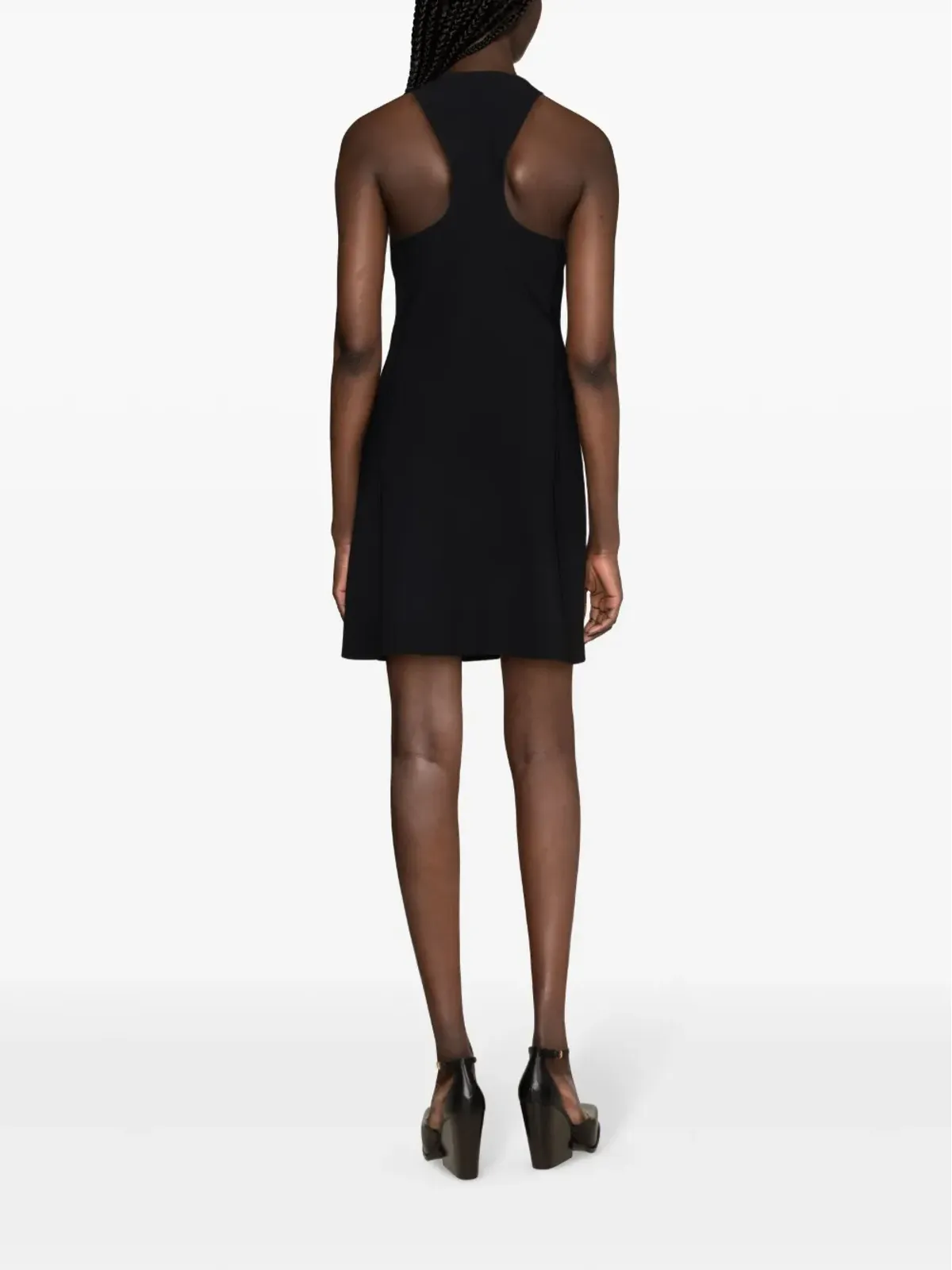 Stella McCartney ラウンドネック・シフトドレス ブラック - 画像4