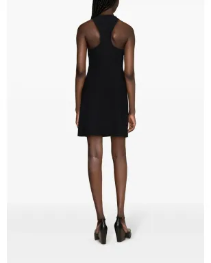 Stella McCartney ラウンドネック・シフトドレス ブラック - サムネイル4