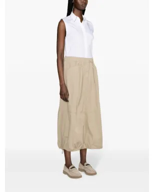 Brunello Cucinelli ノースリーブ ボタンアップ シャツ - サムネイル3