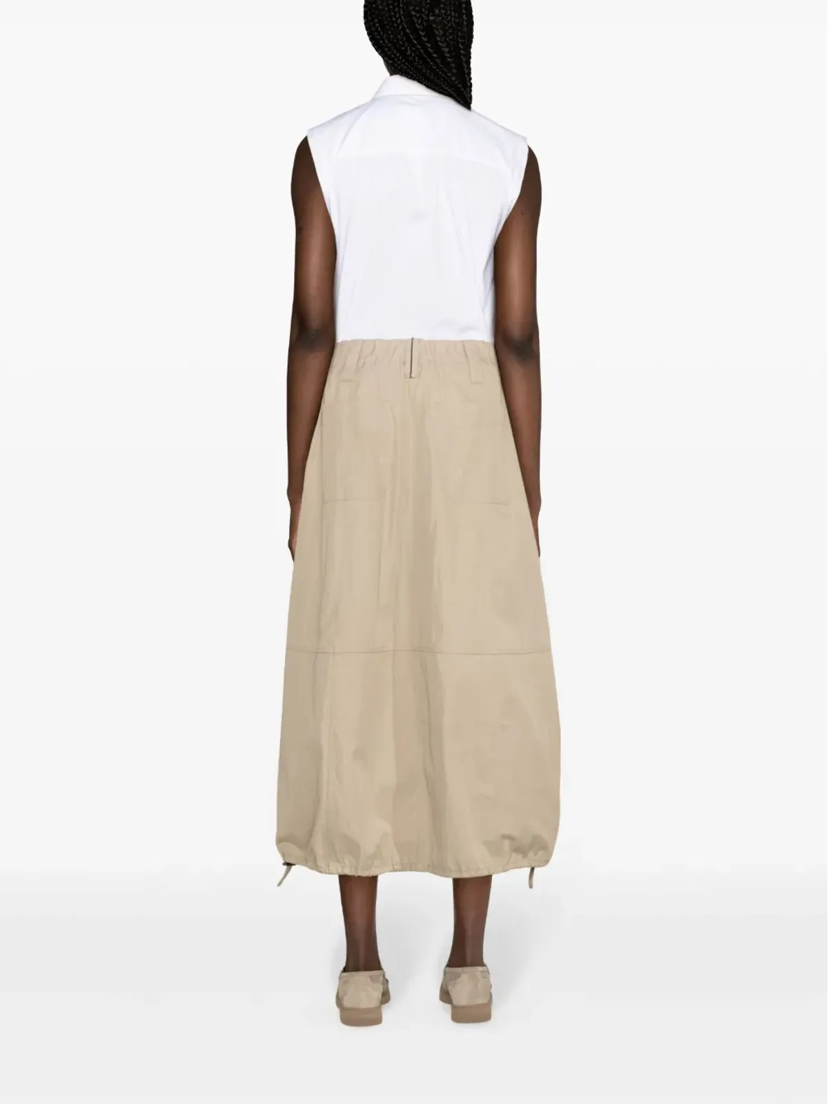 Brunello Cucinelli ノースリーブ ボタンアップ シャツ - 画像4