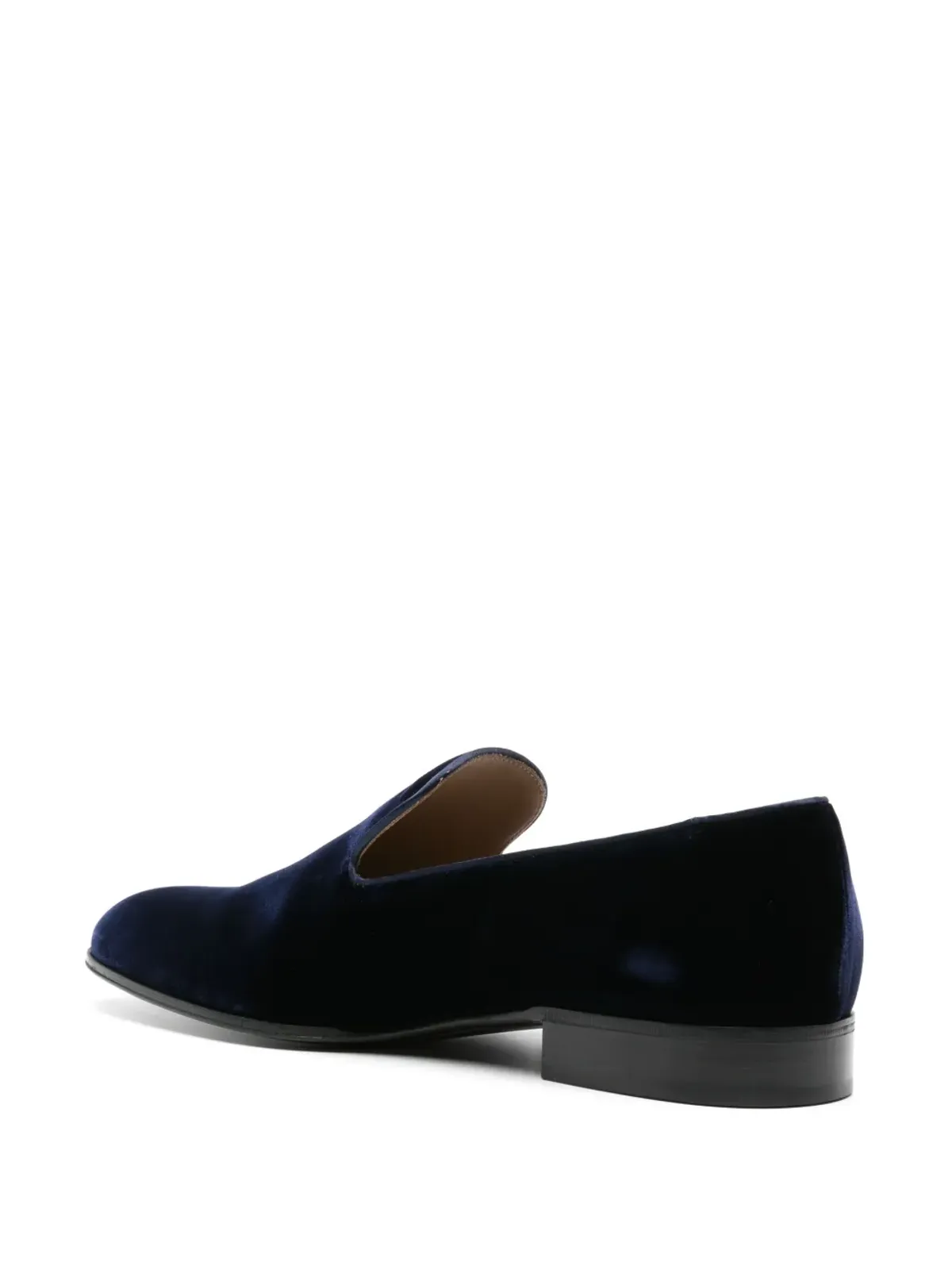 Gianvito Rossi ジーンベルベット ローファー ブルー - 画像3