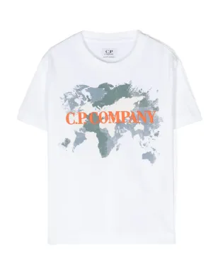 C.P. Company Kids ロゴ刺繍入りコットンTシャツ - サムネイル1