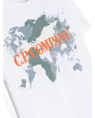 C.P. Company Kids ロゴ刺繍入りコットンTシャツ - サムネイル3