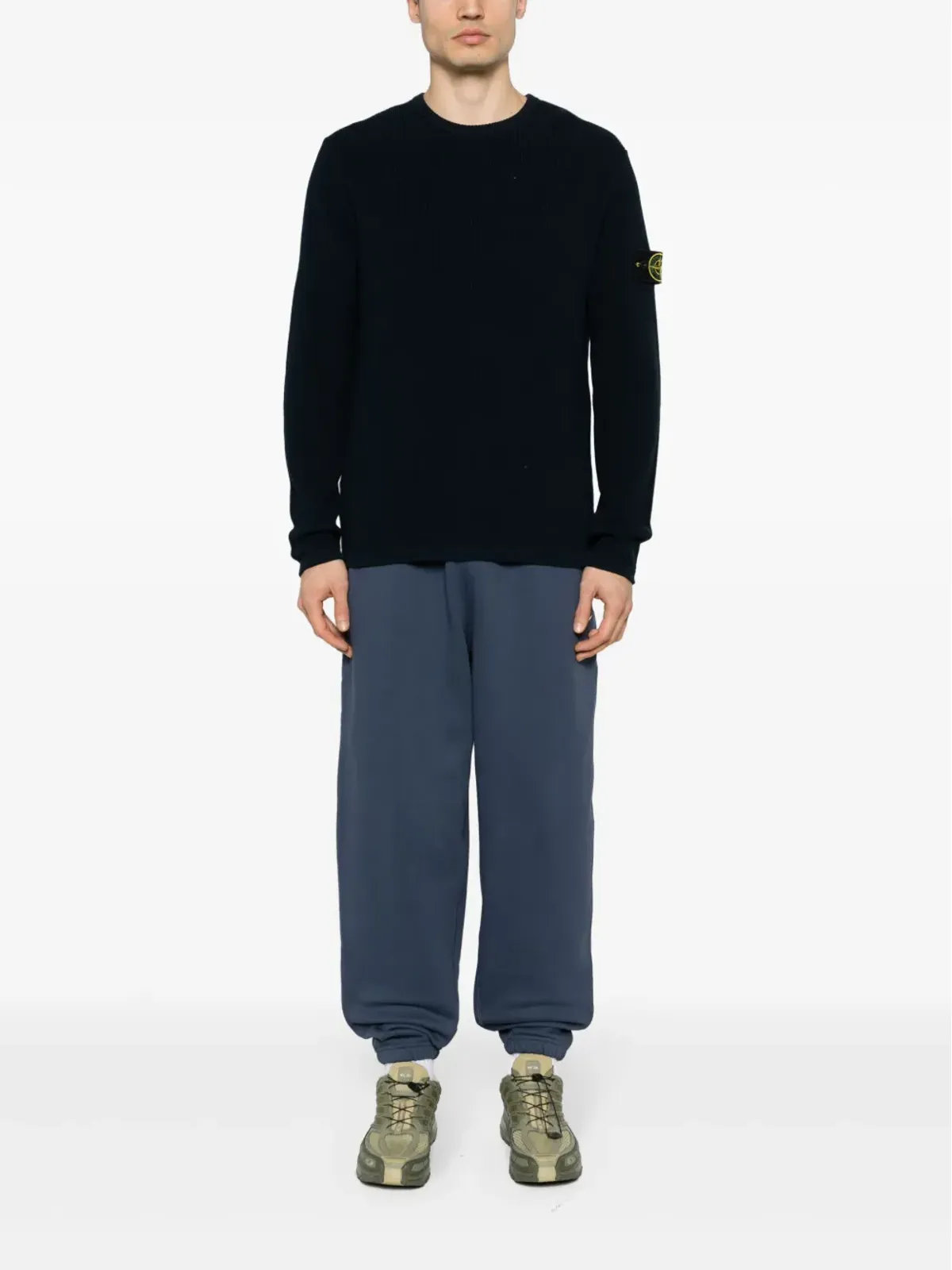 Stone Island Compass コットン セーター - ブルー - 画像2