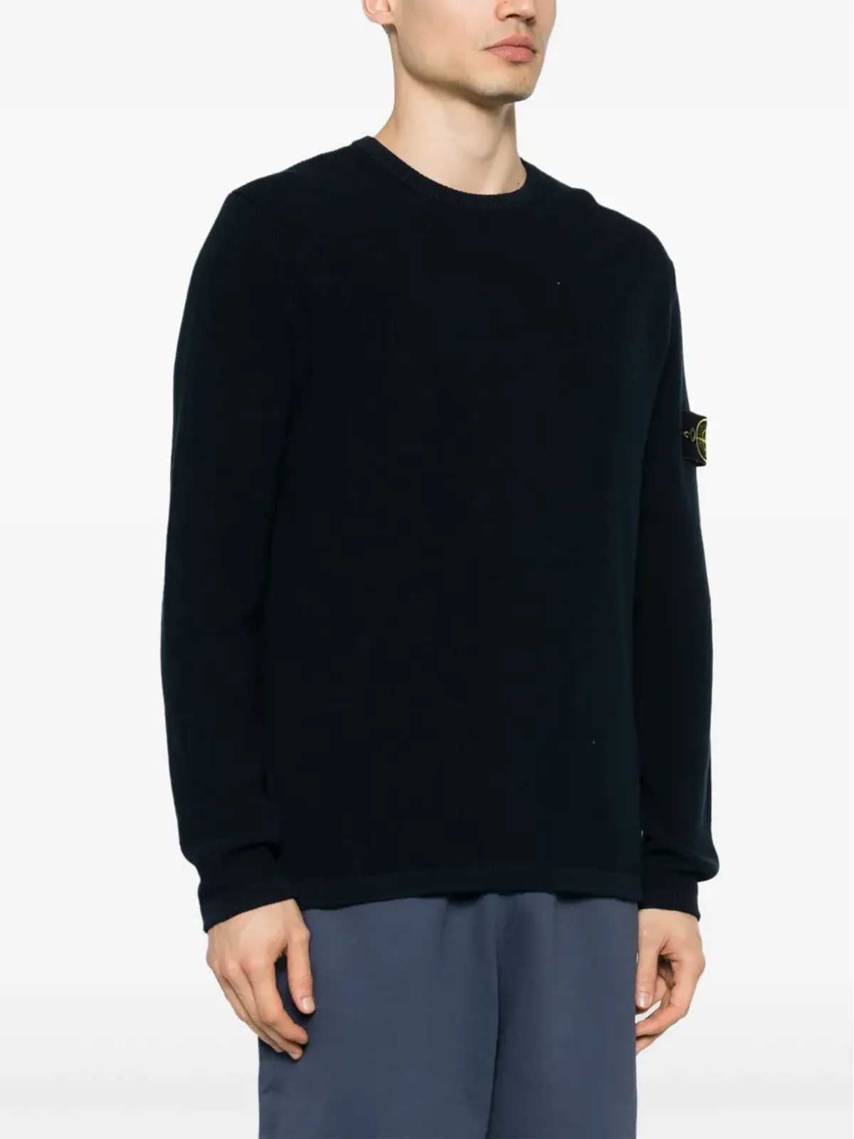 Stone Island Compass コットン セーター - ブルー - 画像3