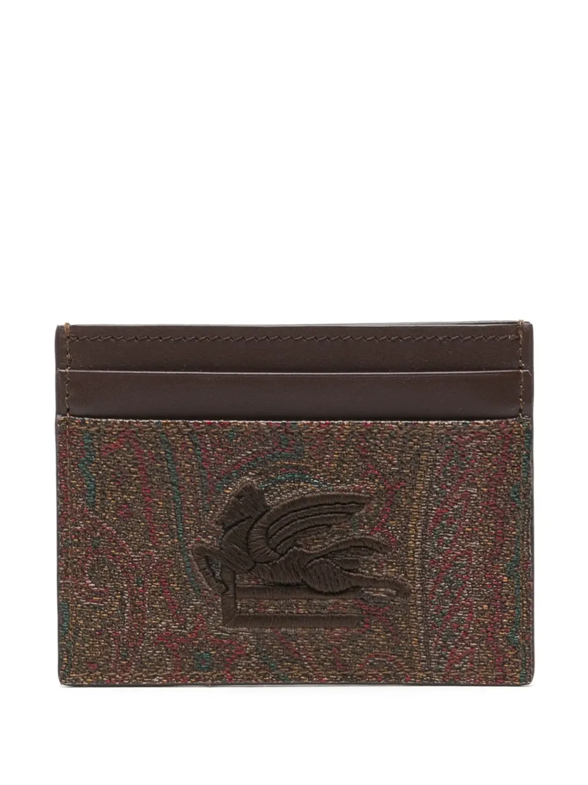 ETRO Pegaso刺繍カードホルダー - 画像1