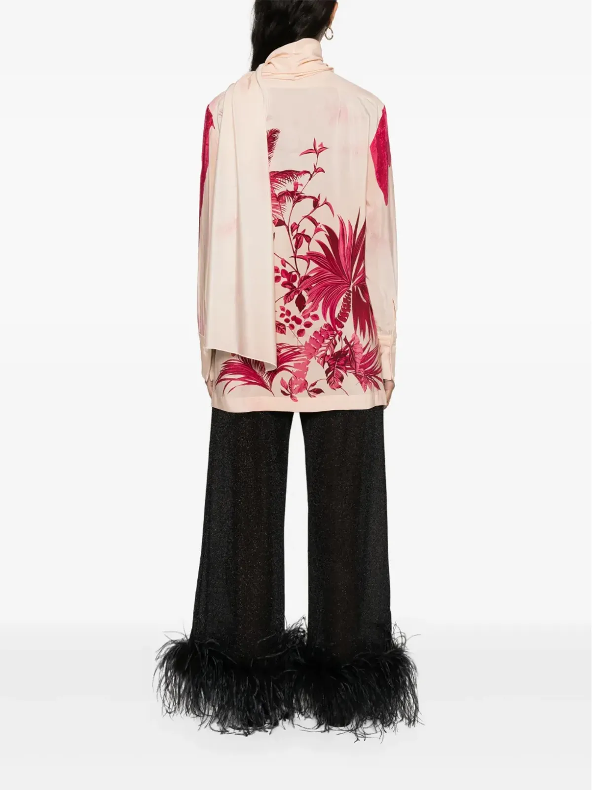 F.R.S For Restless Sleepers Eunice パームプリント シャツ - 画像4