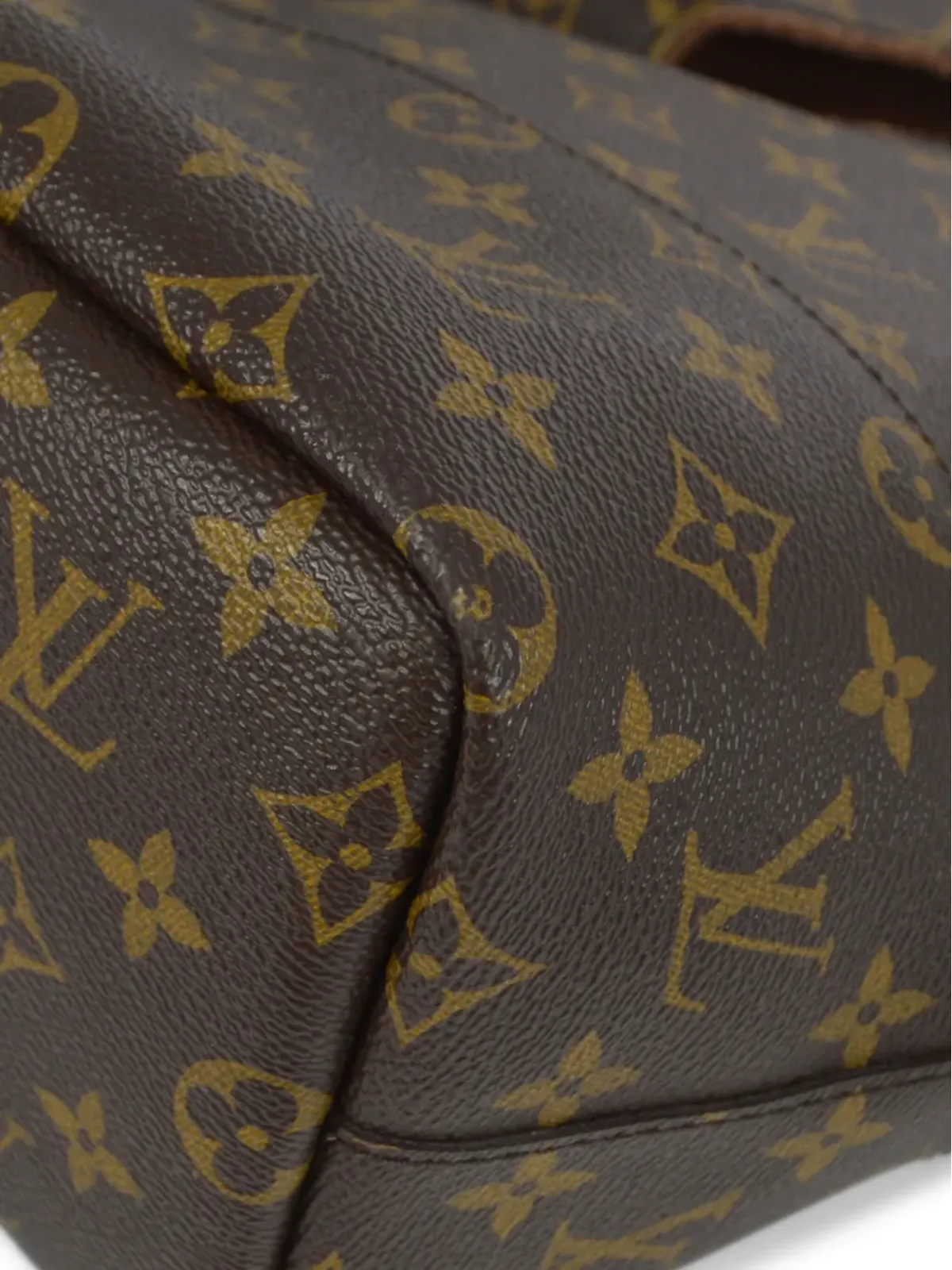 Louis Vuitton ビンテージ × コム・デ・ギャルソン 2014 穴の開いた トートバッグ ブラウン - 画像5