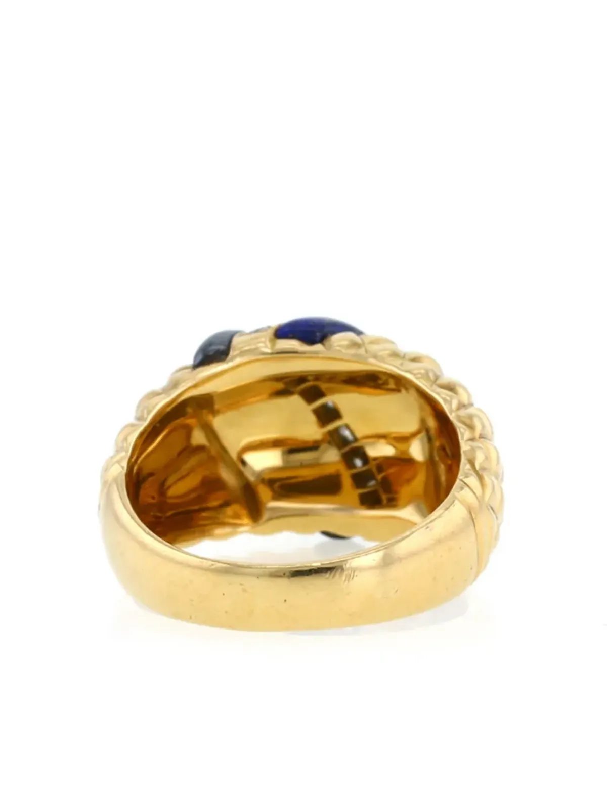 Van Cleef & Arpels 1970年代 イエローゴールド マルチストーン リング - 画像4