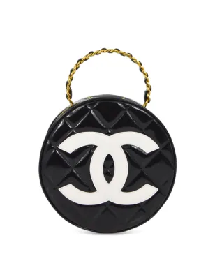 CHANEL ビンテージ 1995年 キルティング ヴァニティ トップハンドル バッグ - サムネイル1
