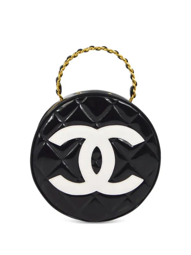 CHANEL Pre-Owned CHANEL ビンテージ 1995年 キルティング ヴァニティ トップハンドル バッグの商品画像