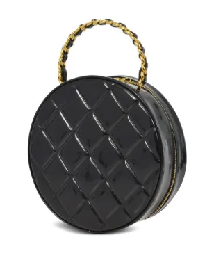 CHANEL ビンテージ 1995年 キルティング ヴァニティ トップハンドル バッグ - サムネイル2