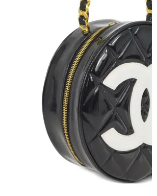 CHANEL ビンテージ 1995年 キルティング ヴァニティ トップハンドル バッグ - サムネイル3