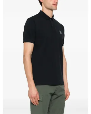 Stone Island Compassアップリケ ポロシャツ - ブルー - サムネイル3