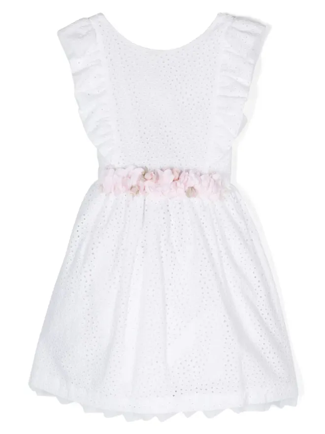 AMAYA AMAYA ブローチ付き broderie-anglaise ドレスの商品画像