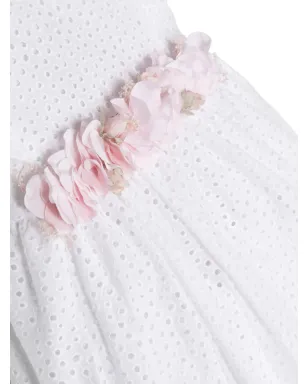 AMAYA ブローチ付き broderie-anglaise ドレス - サムネイル3