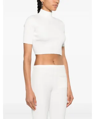 Courrèges モックネックリブニットトップ - サムネイル3