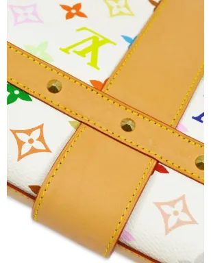 Louis Vuitton ビンテージ x Takashi Murakami 2003年ビンテージ Sac Retro GM ハンドバッグ - ホワイト - サムネイル5
