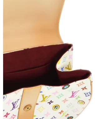 Louis Vuitton ビンテージ x Takashi Murakami 2003年ビンテージ Sac Retro GM ハンドバッグ - ホワイト - サムネイル4