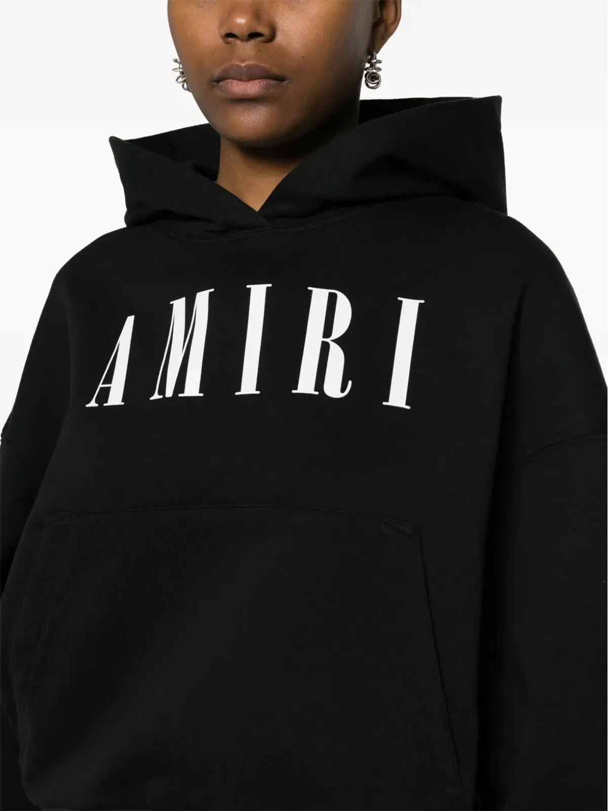 AMIRI ロゴプリント コットン フーディー - 画像5