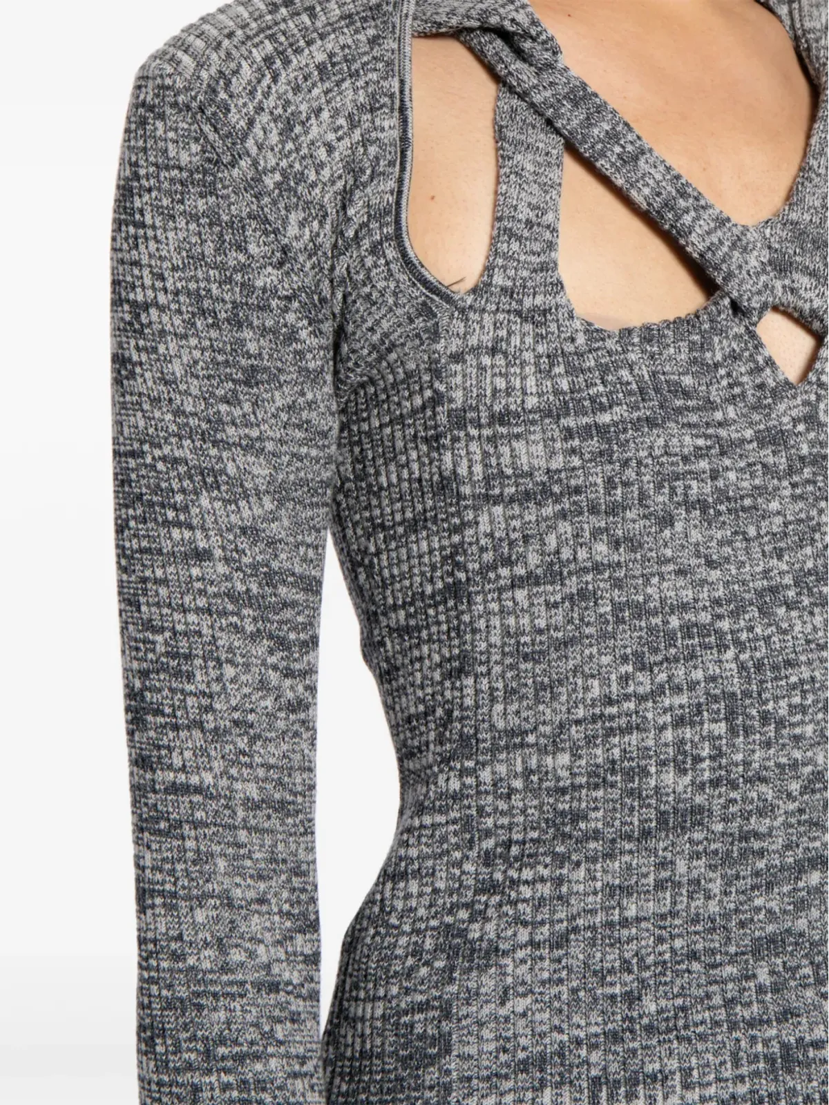 ISABEL MARANT ゾリア ニットトップス - グレー - 画像5