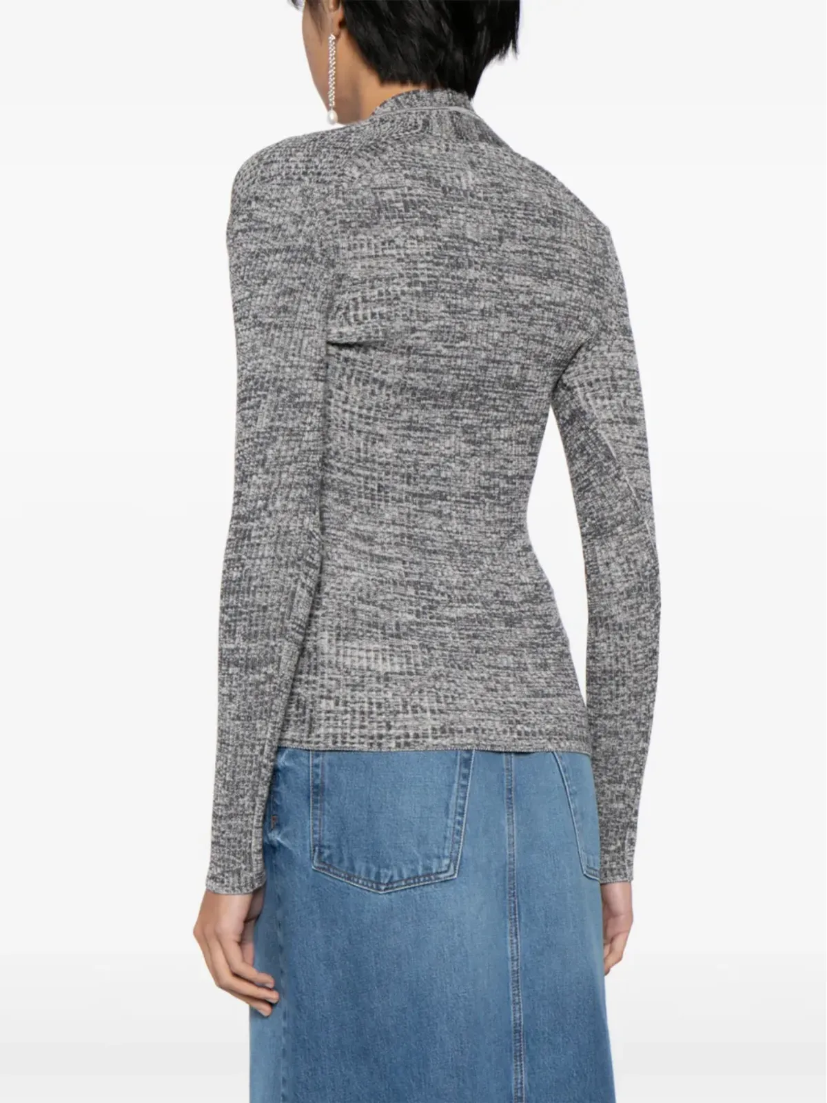 ISABEL MARANT ゾリア ニットトップス - グレー - 画像4