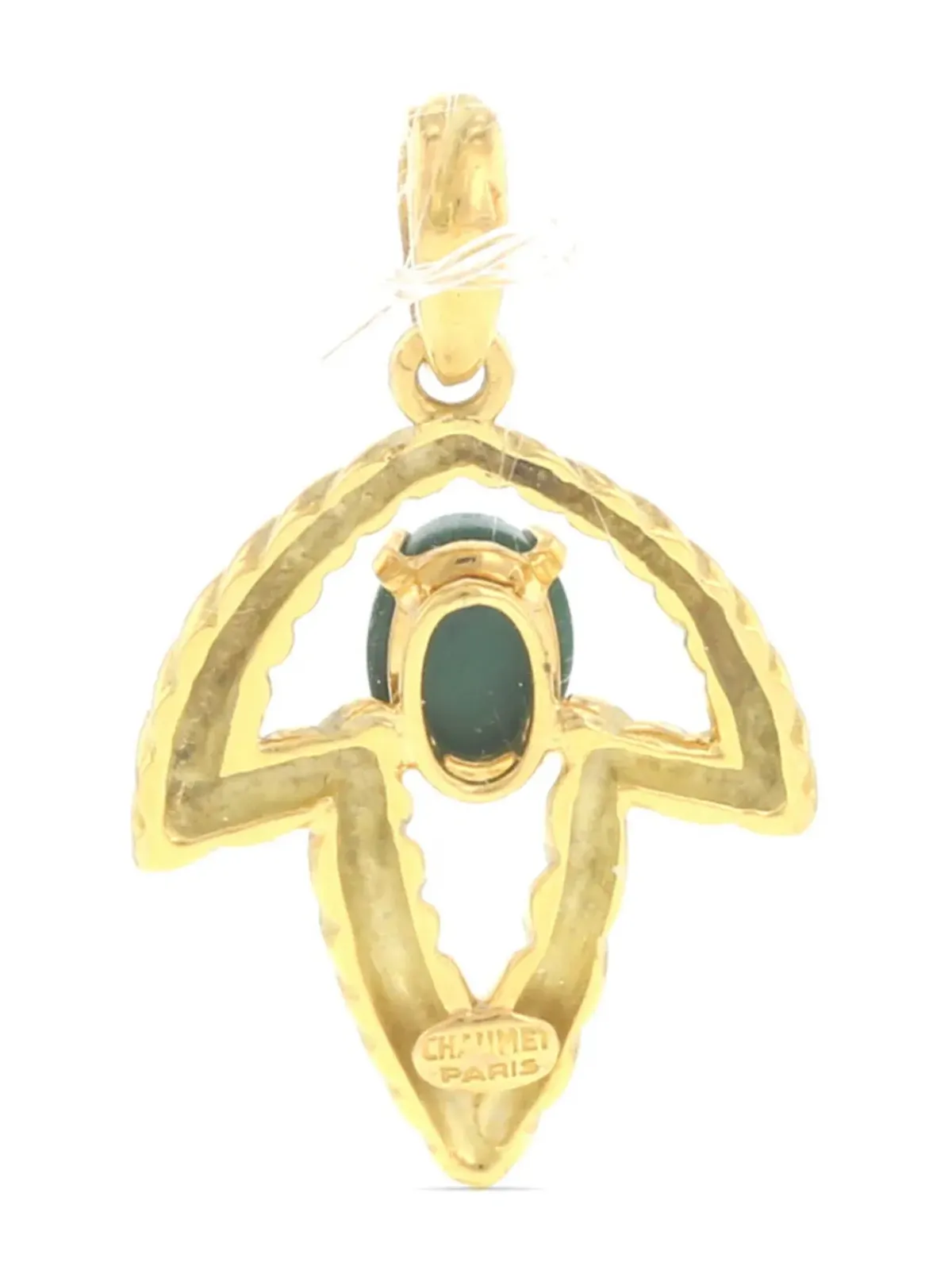 Chaumet 1970年代 18Kイエローゴールド マラカイト ペンダントチャーム - 画像4