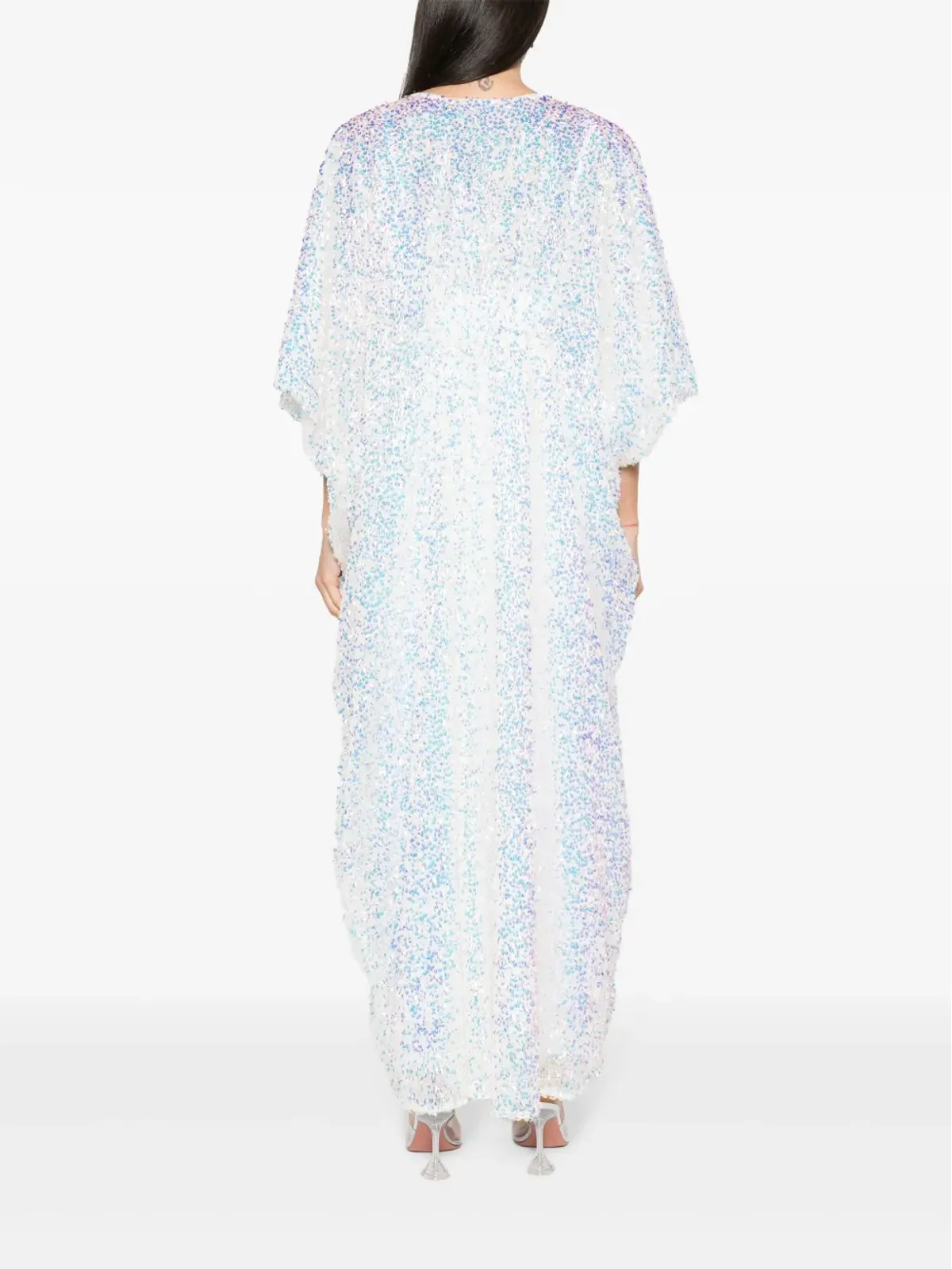 Baruni Lily sequinned maxi dress - White - 画像4