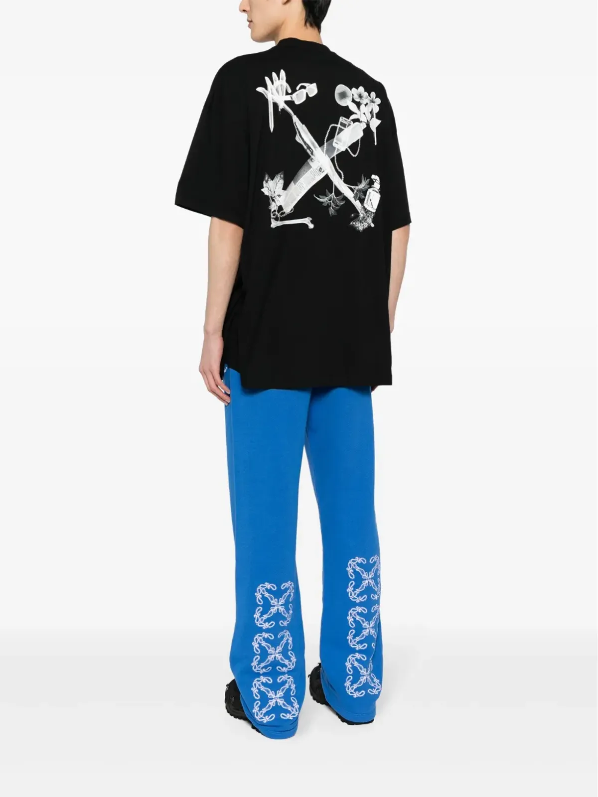 Off-White バンダナ アローズ ドローストリング スウェットパンツ - ブルー - 画像2