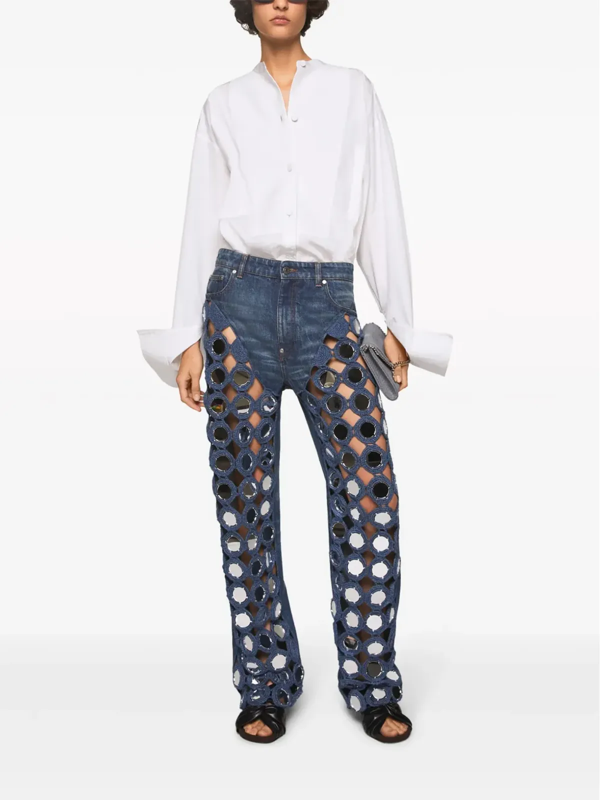 Stella McCartney プラストロンシャツ - ホワイト - 画像2
