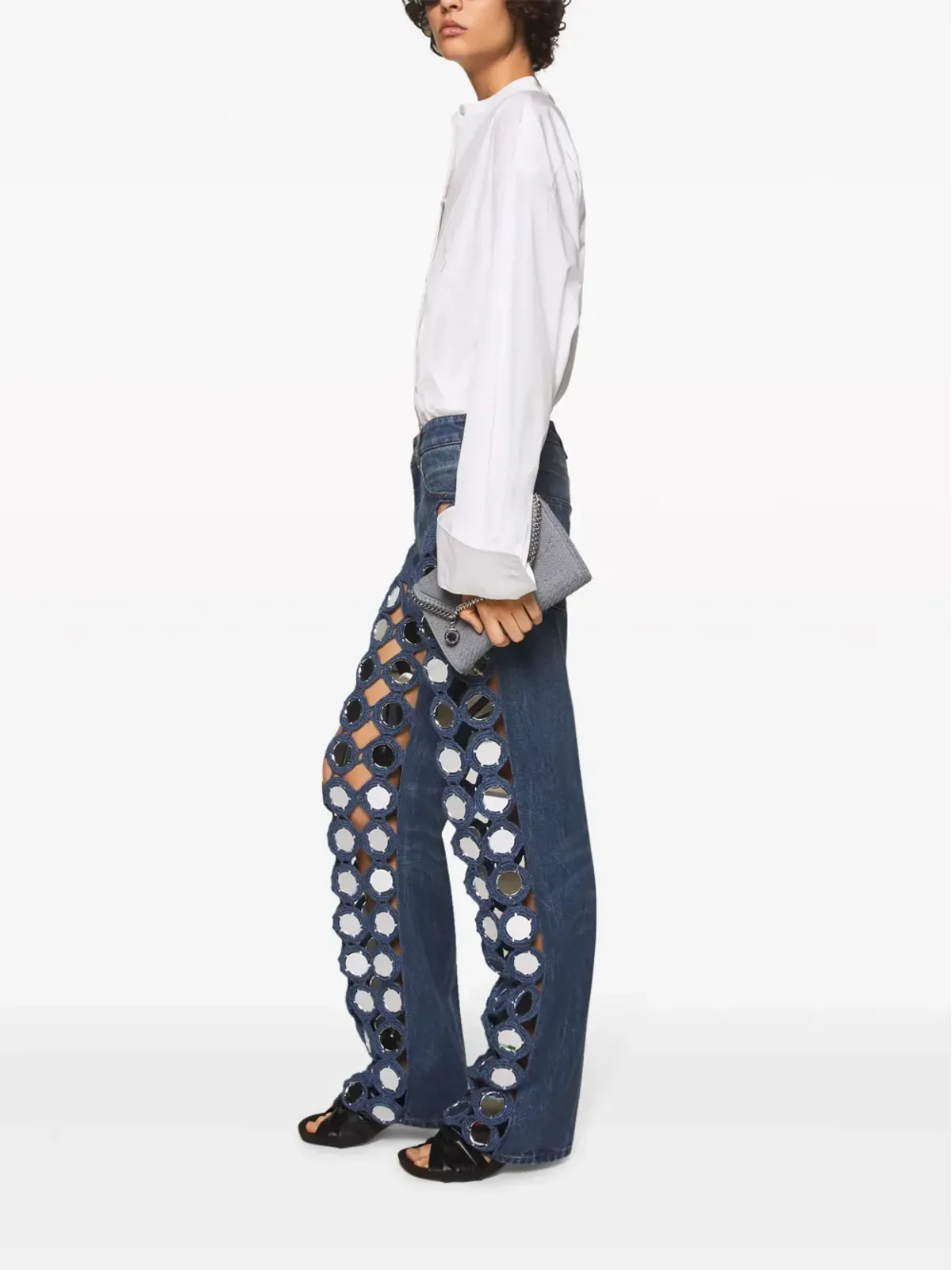 Stella McCartney プラストロンシャツ - ホワイト - 画像3
