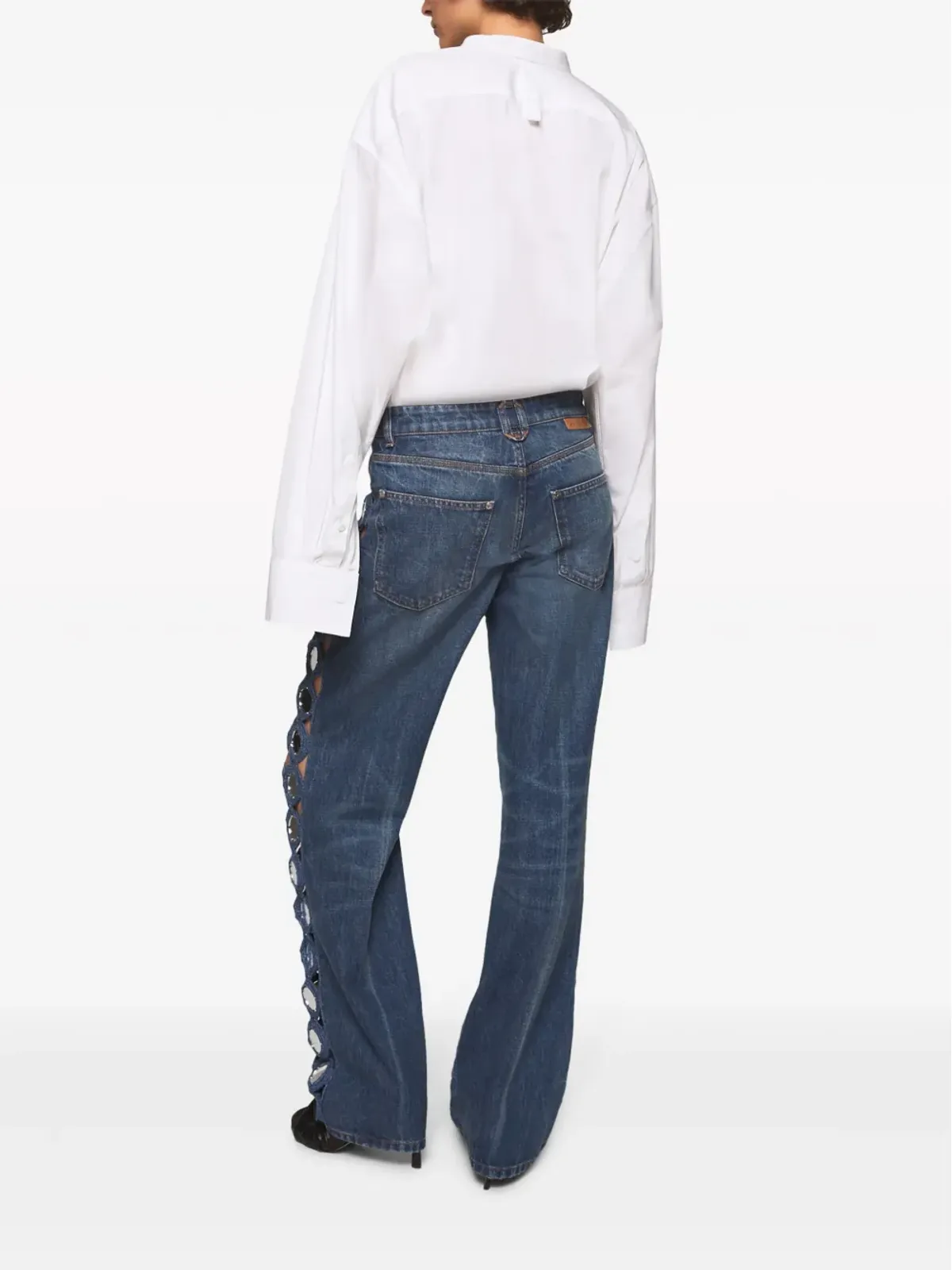 Stella McCartney プラストロンシャツ - ホワイト - 画像4
