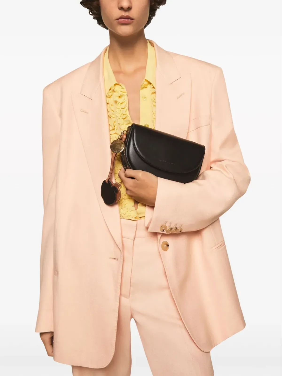 Stella McCartney シングルブレスト・ピークドラペル ブレザー - オレンジ - 画像5