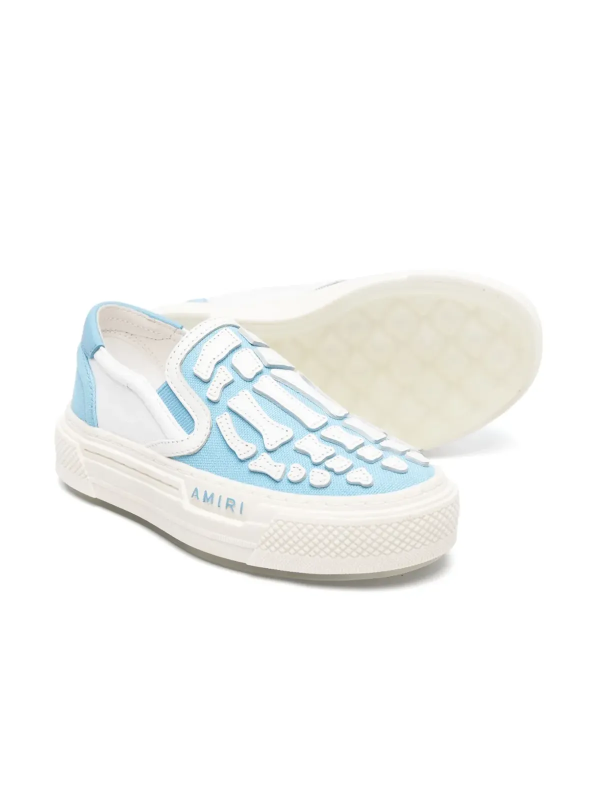 AMIRI KIDS Bonesスリップオンスニーカー - ホワイト - 画像2