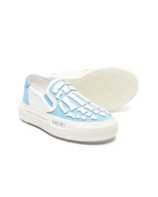 AMIRI KIDS Bonesスリップオンスニーカー - ホワイト - サムネイル2