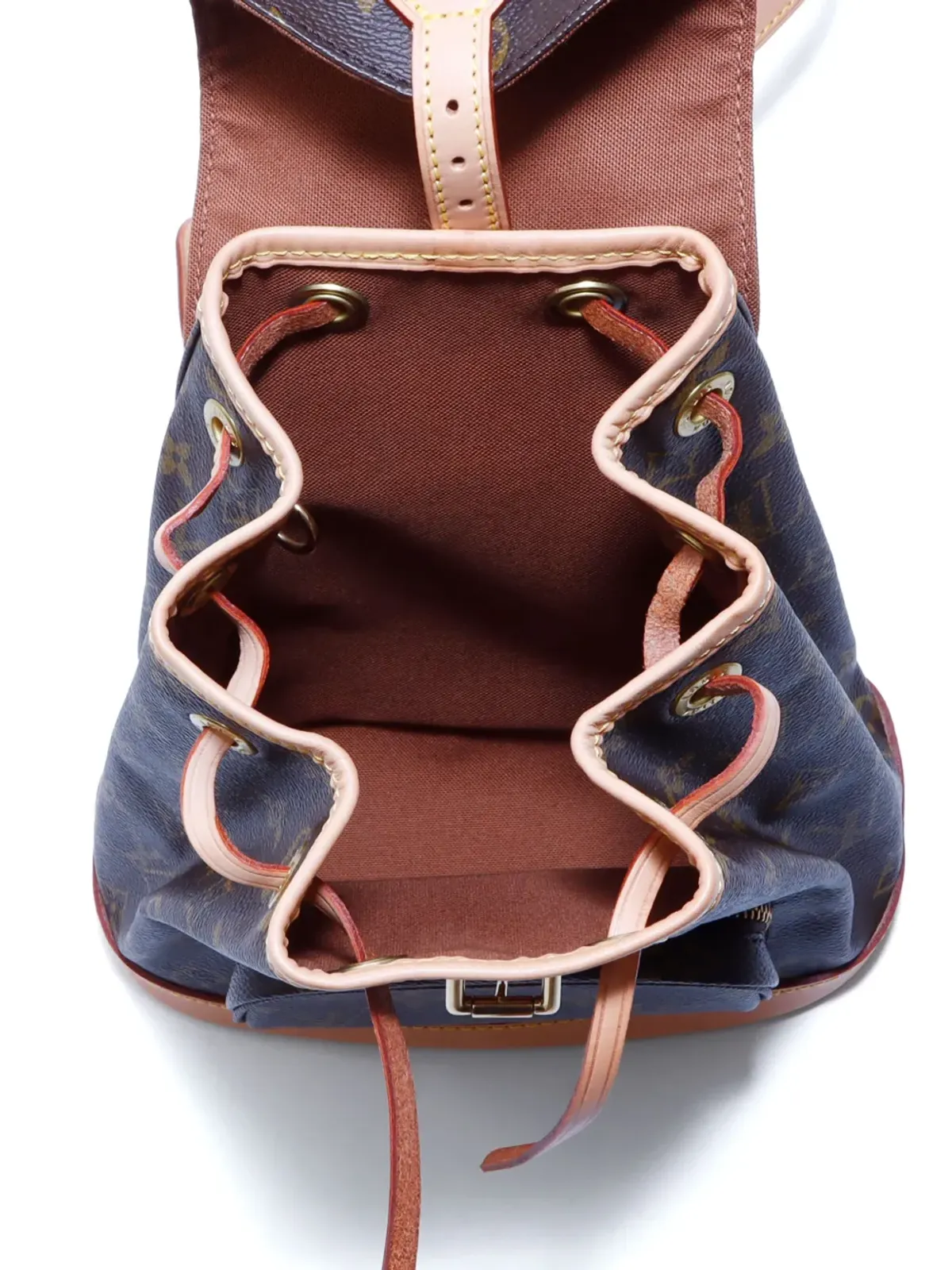 Louis Vuitton Pre-Owned ミニ Montsouris バックパック - ブラウン - 画像4