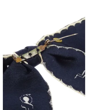 CHANEL ビンテージ 1990-2000年代 リボンモチーフのブローチ - ブルー - サムネイル3