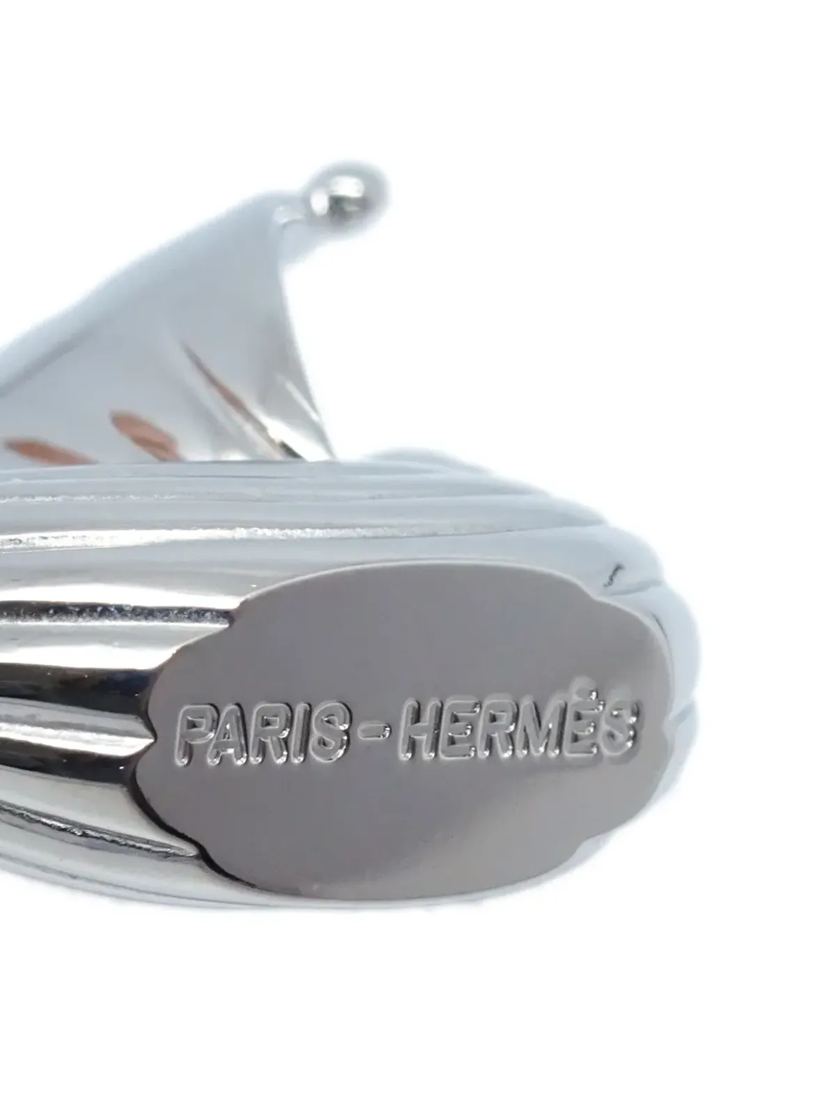 Hermès ビンテージ 2006年 L’ Air de Paris Yacht Cadena Lock バッグチャーム - シルバー - 画像2