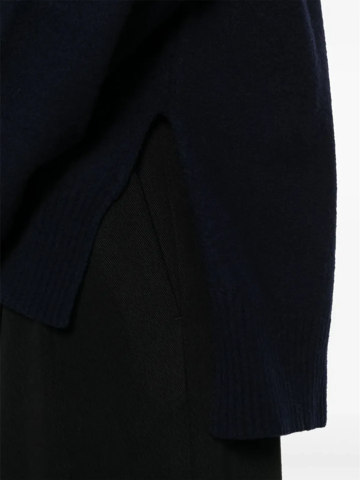 Jil Sander サイドスリット入り ウール ジャンパー - ブルー - 画像5