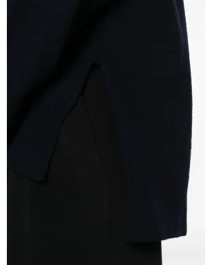 Jil Sander サイドスリット入り ウール ジャンパー - ブルー - サムネイル5