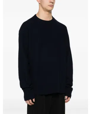 Jil Sander サイドスリット入り ウール ジャンパー - ブルー - サムネイル3