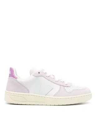 VEJA V-10パネルドレザースニーカー - サムネイル1