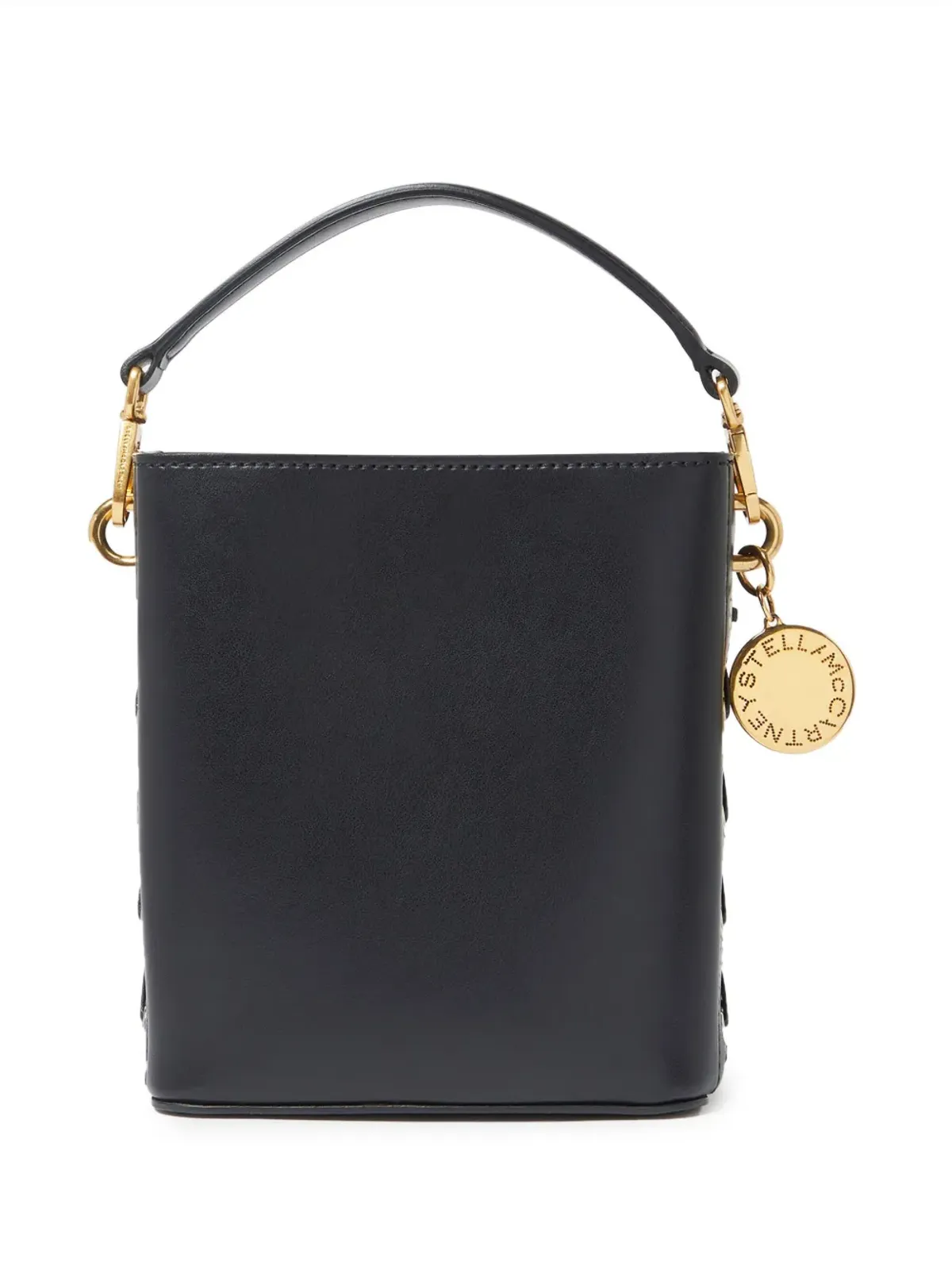 Stella McCartney Frayme 合成皮革 バケットバッグ - ブラック - 画像2